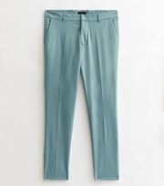 New Look Turquoise Skinny Suit Trousers